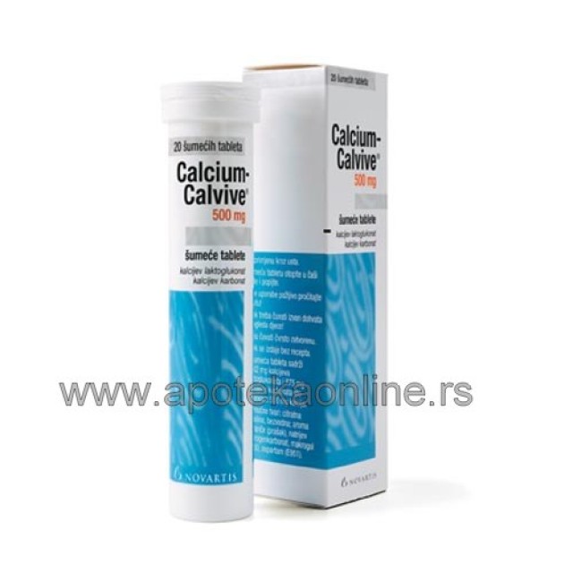CALCIUM CALVIVE 500mg - Online Apoteka CALCIUM CALVIVE 500mg
